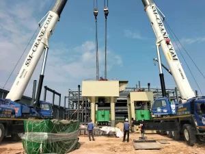 รถเครน 200 ตัน แหลมฉบัง งานก่อสร้างและยกงานขนาดใหญ่